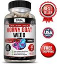 Horney Goat Weed for Men & Women-with Maca, Saw Palmetto, Ginseng, L-Arginine