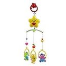 SHREEJIIH Sweet Cuddles Harmonious Musical cot with Hanging Cartoons for Toddlers/Infants/New-Borns/Baby- Multi Color