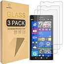 [3-Pack]- Mr Shield for Nokia (Microsoft) Lumia 1520 [Tempered Glass] Screen Protector [0.3mm Ultra Thin 9H Hardness 2.5D Round Edge] with Lifetime Replacement Warranty