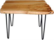 GREENAGE Cedar Roots Coffee Table with 4 Hairpin Legs Large Size 21" Height