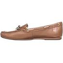 Michael Kors Womens Sutton Moc Leather Square Toe, Luggage, Size 7.5