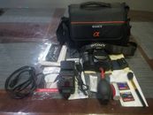 Sony Alpha a100 camera body 10.1 MP DSLR with bag and accessories (no lens)