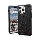 URBAN ARMOR GEAR UAG Case [Updated Ver] Compatible with iPhone 15 Pro Max Case 6.7" Monarch Pro Kevlar Black Built-in Magnet Compatible with MagSafe Charging Premium Rugged Dropproof Protective Cover