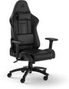 Corsair TC100 Relaxed-Rivestimento in Similpelle Gaming Chair, Nero
