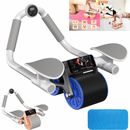 Automatic Rebound Abdominal Roller Wheel with Elbow Support Core Strength Train