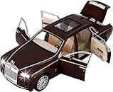 Roscoe car Model 1/32 Scale Wheels Diecast Rolls-Royce Phantom Model Car,Zinc Alloy Pull Back Toy car with Sound and Light, Classic Car Door Design for Kids Boy Girl Gift Multicolor