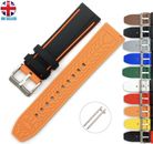 FOR SAMSUNG DUAL COLOURS SILICONE SOFT RUBBER SPORT WATCH STRAP BAND 20-22-24MM