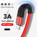 USB C Type C Charger Cable Fast Charging Lead for Samsung S8 S9 S10 S20 S21 S22