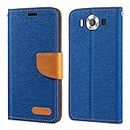 Microsoft Lumia 950 Case, Oxford Leather Wallet Case with Soft TPU Back Cover Magnet Flip Case for Microsoft Lumia 950