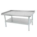 THORINOX DSTAND-2436-GS 36 x 24 x 22 Inch Stainless Steel Top Equipment Stand Table - 375 LBS Max Load - Commercial Grade - Ideal for Restaurant Kitchen, Hotel, Home, Garage and Laboratory