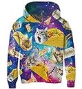 Goodstoworld Boys Girls Cool Graphic Sweatshirt Hoodies, Taco Cat, 5-6 Years