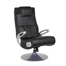 X-Rocker Pedestal Video Gaming Chair, Wireless, Black