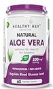 HealthyHey Nutrition Aloe Vera Extract - Natural 60 Veg Capsules