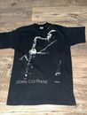 Camiseta de colección John Coltrane 1990 Lee Tanner foto jazz Trane LG