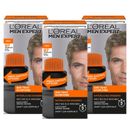 3 x L'Oréal Men Expert One Twist Haarfarbe Nr. 07 Naturblond 0% Ammoniak je 50ml