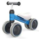 Bammax Official TykeBike® Toddler & Baby Bike | Toddler & Baby Balance Bike Ride On Toy | Easy Glide Wheels & Safer Toddler Bike Steering | Indoor/Outdoor Baby & Toddler Ride On Toys for 1+ Year Old (Blue)