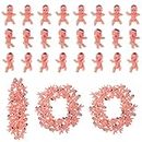 selizo 100pcs Tiny Plastic Mini Babies for Baby Shower Games and Ice Cubes (1 Inch)