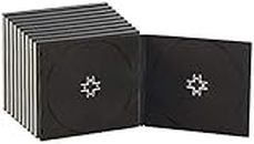 10 Boîtiers range-CD doubles ultra-fins 7mm - noirs [Pearl]
