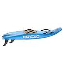 GOYOJO Electric Water Surfboard Adult Fast Surfing Electric Jet Board with 3 Tails Smart Water Scooter Swimming Training Aid Max 40mph Speed 66" x 27" x 6.7" Blue-90min