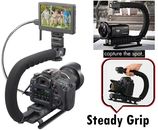 Pro Deluxe Video Stabilizing Bracket Handle for Canon Vixia HF R400