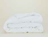 HAWKINS NEW YORK Simple Linen King Duvet Cover in White