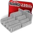 Almohadillas para muebles de fieltro X-PROTECTOR 235 PIEZAS almohadillas para muebles premium grises