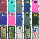 For Samsung Galaxy (S7/S7 Edge) Shockproof Defender Case Cover with Belt Clip 