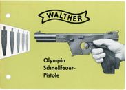 CARL WALTHER Bedienungsanleitung Walther Mod. OSP Cal. .22 short Pistole