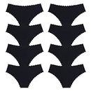 8 Pack Womens Seamless Underwear No Show Panties Breathable Sexy Stretch Bikini Panties for Women