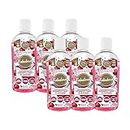 Fabulosa 4 in 1 Concentrated Antibacterial Disinfectant All Purpose Cleaner, 220ml, 6 Pack , Black Cherry Merlot