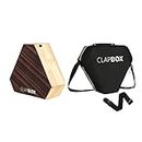 Clapbox Travel Cajon (2-sided), Snare, Bongo - Rubber wood with Carry Bag