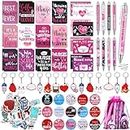 Pasimy 168 Pcs Nurses Week Gift Set Including Nursing Paper Card Ballpoint Pen Badges Notebook Small Organza Bags Keychain Stickers Nurse Party Favors for Appreciation Nursing Practitioner Presents