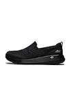 Skechers mens Go Max Clinched - Athletic Mesh Double Gore Slip on Walking Shoe, Black, 10.5 X-Wide US