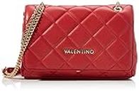 Valentino by Mario Valentino Ocarina, Satchel Donna, Rosso, 9x17x25.5 Centimeters (B x H x T)