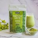 Roshi Matcha Latte | 50g | Delicious Superfood Pre-mix rich in antioxidants | Authentic Japanese Matcha for Smoothies & Iced lattes sourced from Shizuoka, Japan