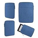 E-Reader Sleeve Case Bag for 6/6.8 inch Kindle eBook Reader Tablet Protective Cover Pouch (Royal Blue)