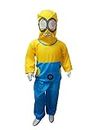 BookMyCostume Yellow Childlike Cartoon Character Kids Fancy Dress Costume | Standard 3-4 years