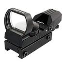 UniqueFire JH400 Green and Red Dot Sight for Reflex Sight Tactical Reflex with 4 Reticles and 5 Levels of Brightness Hd Night Sights