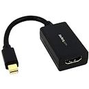StarTech.com Mini DisplayPort to HDMI Adapter - 1080p - Mini DP to HDMI Monitor/Display/TV - Passive mDP 1.2 to HDMI Adapter Dongle Video Converter - Upgraded Version is MDP2HDEC (MDP2HDMI)