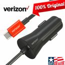 OEM Verizon Logo Fast Car Charger for Samsung Galaxy S21/S20/S10/S9/S8/S7/S6/S3