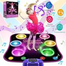 Toys for 3 4 5 7 9 11 Year Old Girls, 2 in 1 Music Mat Gifts for Girls Kids Toys