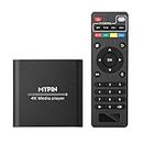 4K Media Player with Remote Control,Digital MP4 Player for 8TB HDD/USB Drive/TF Card/H.265 MP4 PPT MKV AVI Support HDMI/AV/Optical Out and USB Mouse/Keyboard-HDMI up to 7.1 Surround Sound…
