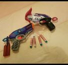 2 juguetes de pistolas y dardos rebeldes Purple Nerf para niñas 