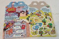 Vintage 1993 Taz Tasmanian Devil Looney Tunes McDonalds Happy Meal Box NEW