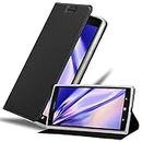 Cadorabo Case for Nokia Lumia 1520 in Classy Black - Mobile Phone Case with Magnetic Closure, Stand Function and Card Slot
