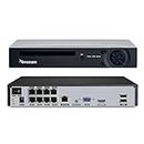 Xenocam Enregistreur vidéo réseau de sécurité 8 canaux PoE NVR 5 MP H.265 Prend en Charge Les caméras IP 8 x 5 MP/4 MP/3 MP 1080p, détection de Mouvement, alertes
