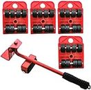 Dealsure Heavy Furniture Mover Lifter Shifting Tool Set, Furniture Move Roller Tools 360 Degree Rotatable Pads Furniture Moving Wheels Kit Redesign Your Living Space
