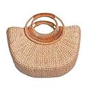 MYADDICTION Hand Woven Straw Tote Bag Large Capacity Casual for Shopping Travel School S Clothing, Shoes & Accessories | Womens Handbags & Bags