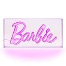 Paladone Barbie - Logo - Lamp LED Neon Pink Sign - Official Barbie Merchandise