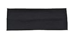 Stirnband, stretchig, 7 cm breit, verfügbar in 2 Farben, Schwarz und Weiß, ideal zum Haar wegbinden während des Abschminkens / Schminkens